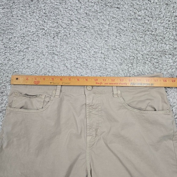 7 For All Mankind Pants 36 (Fits 35x29) Beige Adrien Airweft Twill Office Preppy - Picture 10 of 14